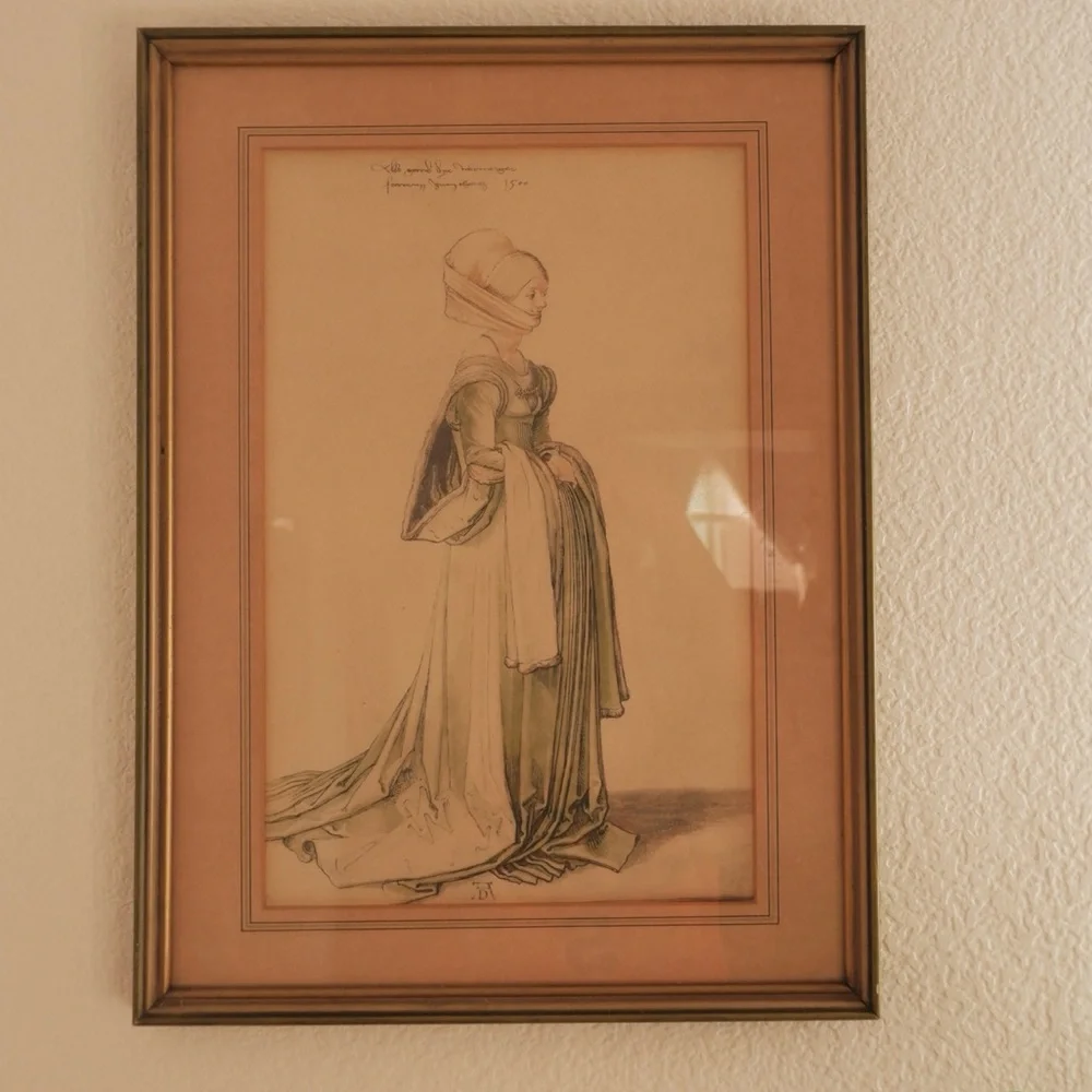 Vintage Albrecht Dürer “A Nuremberg Costume‎ Study 1500